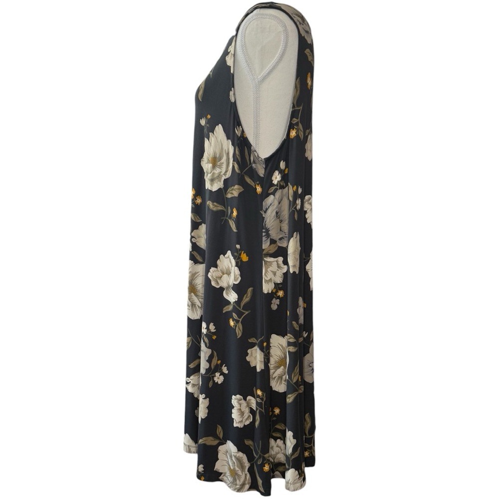 |EUC| OLD NAVY Floral Sleeveless Swing Dress - Picture 4 of 7